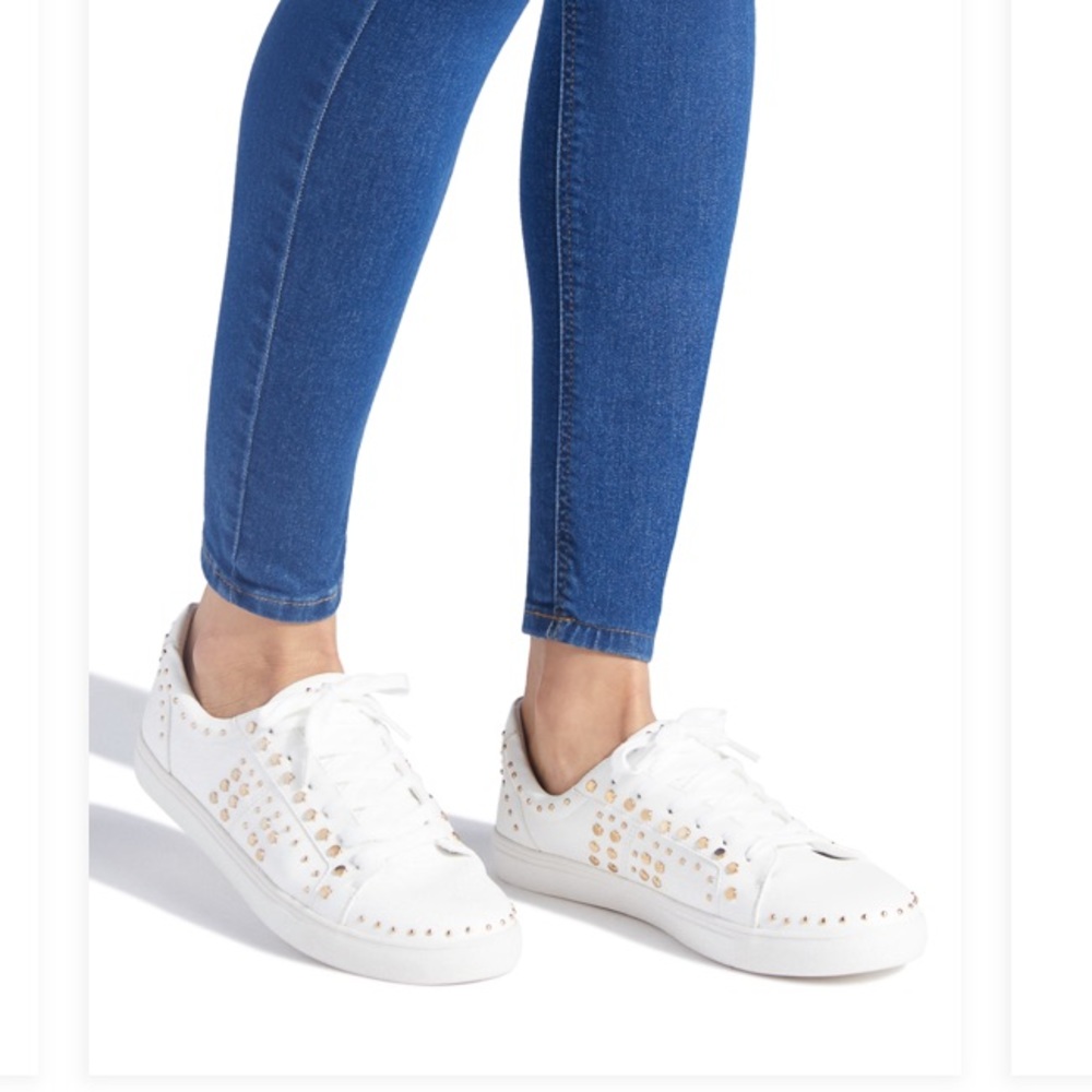Cute white sneakers